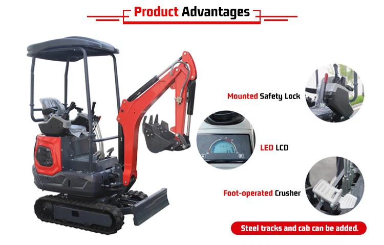 SLM12Q 1.25ton Excavator with Cabin Mini Digger SLM12Q 1.25ton Excavator with Cabin Mini Digger